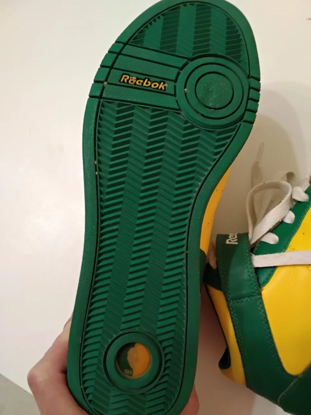 Vintage Reebok D'funkd NBA Boston Celtics High-Top Basketball Sneakers